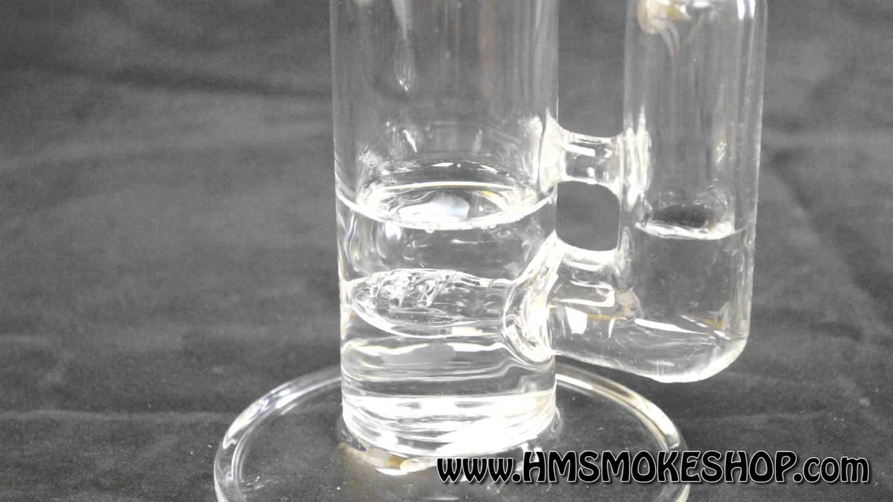 STONE Glass Works Waffle Perc Air Flow Test www.HMSMOKESHOP.com
