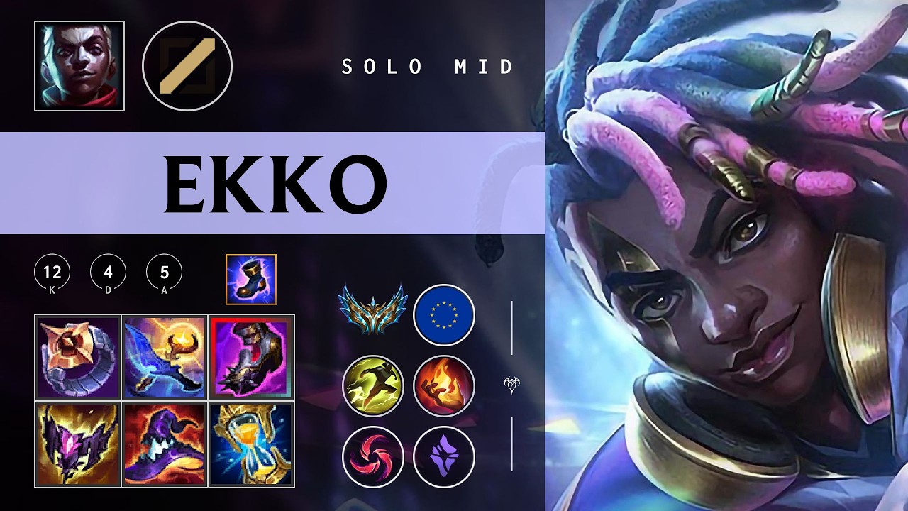 Ekko Mid vs Katarina - EUW Challenger Patch 26.04