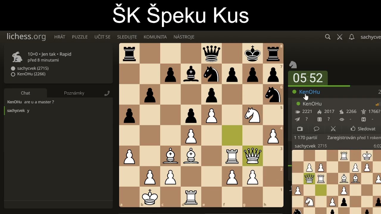ŠK ŠK Jak lámat Francouzkou pevnost a útočit na krále a jak nehrát šachy.