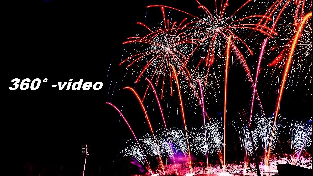 360°-video, Lahden 120v juhlavuoden päätös ilotulitus