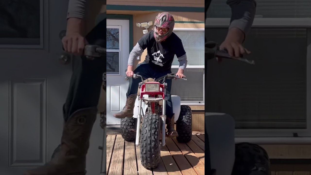 Backyard Three Wheeler Track!