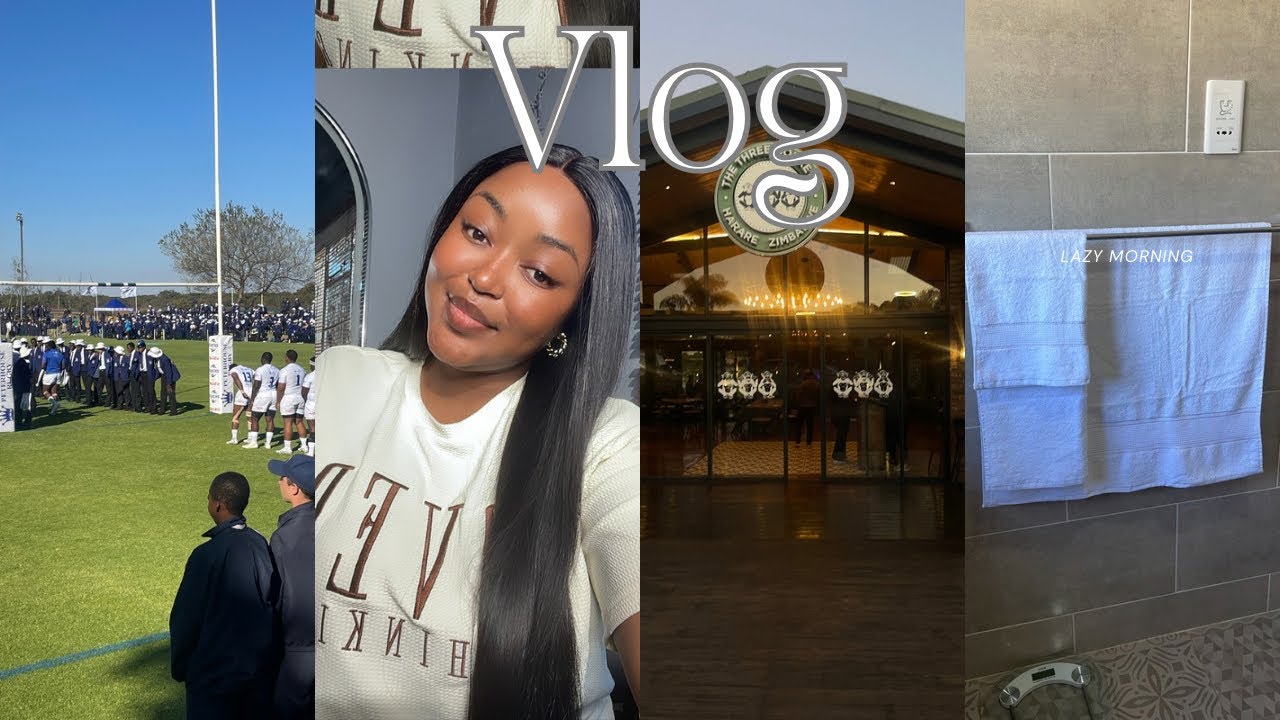 Zim Vlog : Sports Day at Peterhouse, Unboxing, New wig and a lot of in between || Living with Laurah
