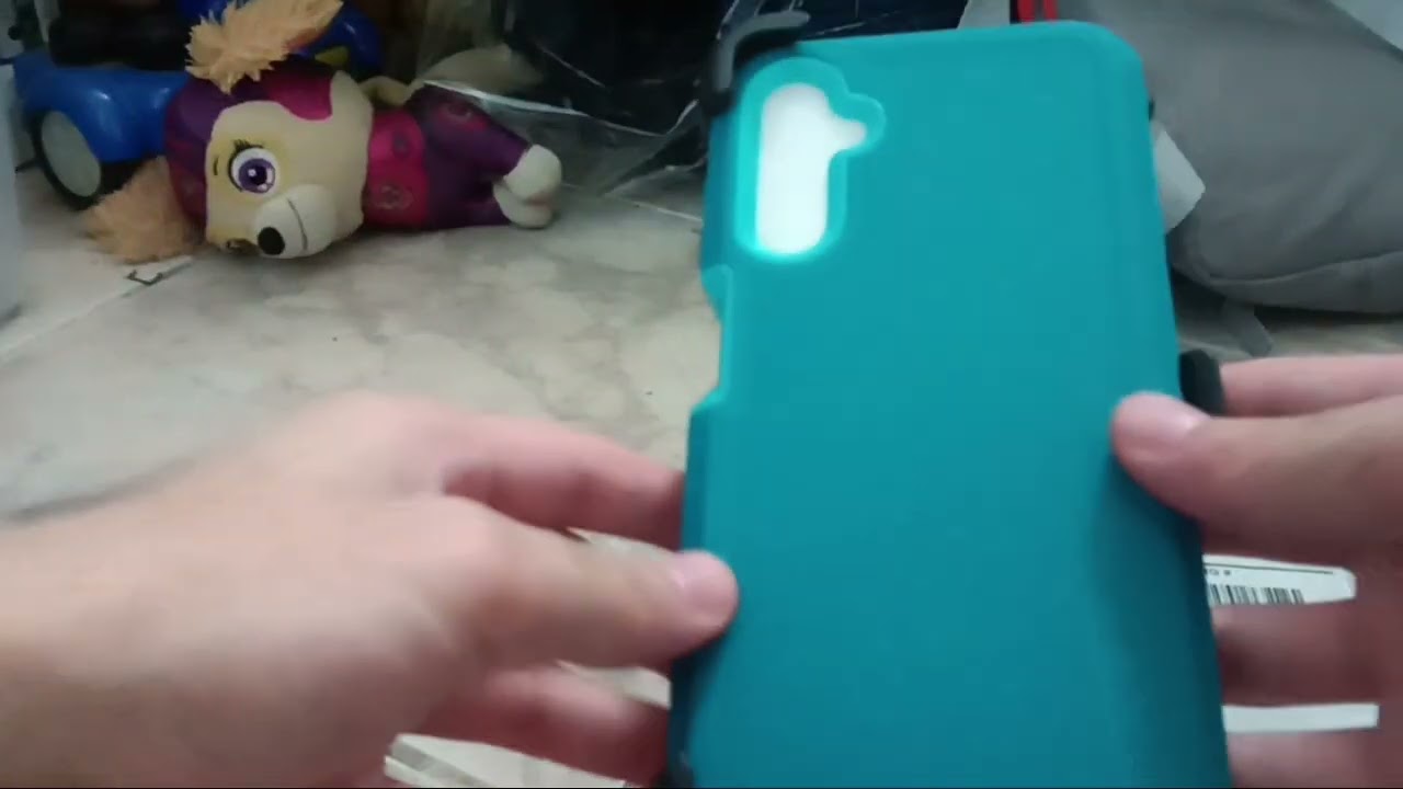 Скучное видео распаковки - Чехол для Samsung Galaxy A14 5G и фигурка Губки Боба из мультфильма 