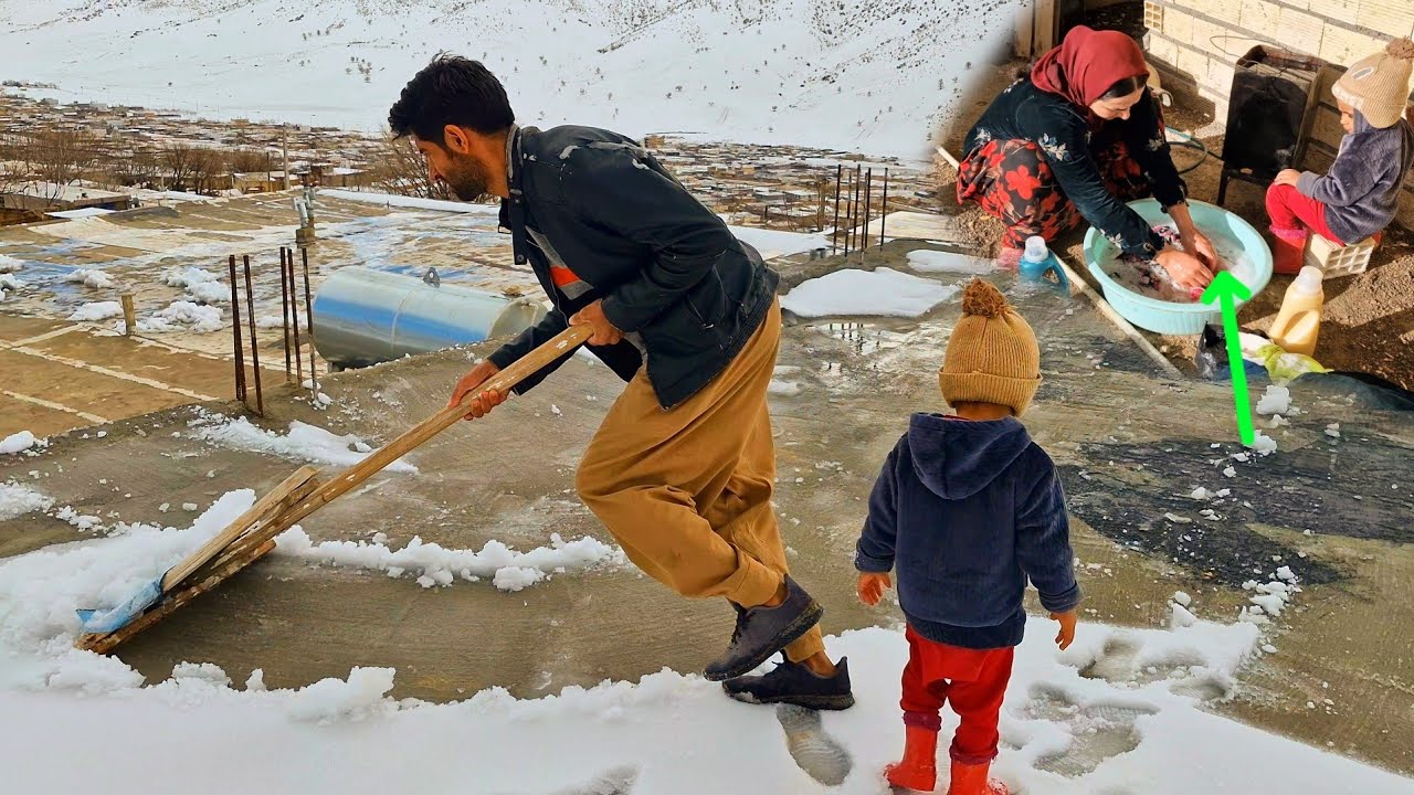 Living amidst snow and waiting; washing clothes with the warm water of hope
