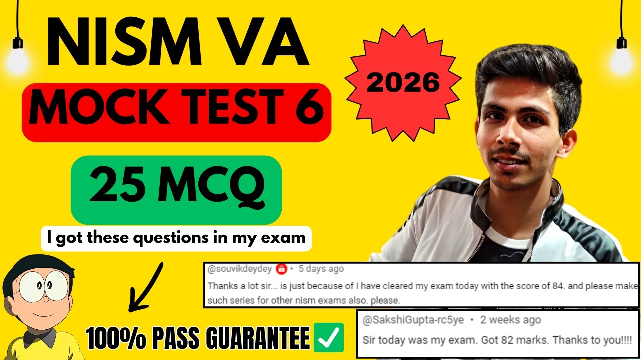 NISM VA MOCK TEST 2024 | NISM 5A EXAM PREPARATION | NISM MOCK TEST | 