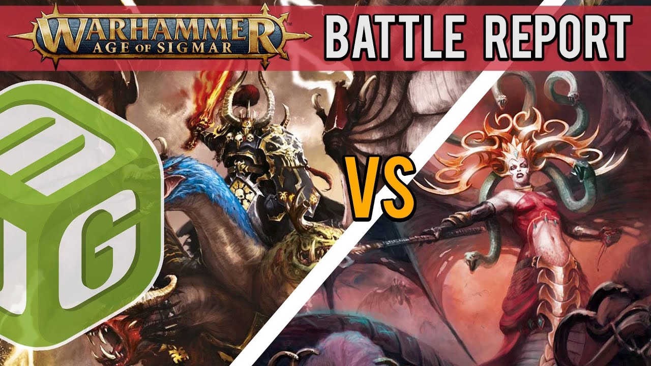 Legion of the First Prince vs Daughters of Khaine Age of Sigmar 4th Edition Battle Report Ep 26