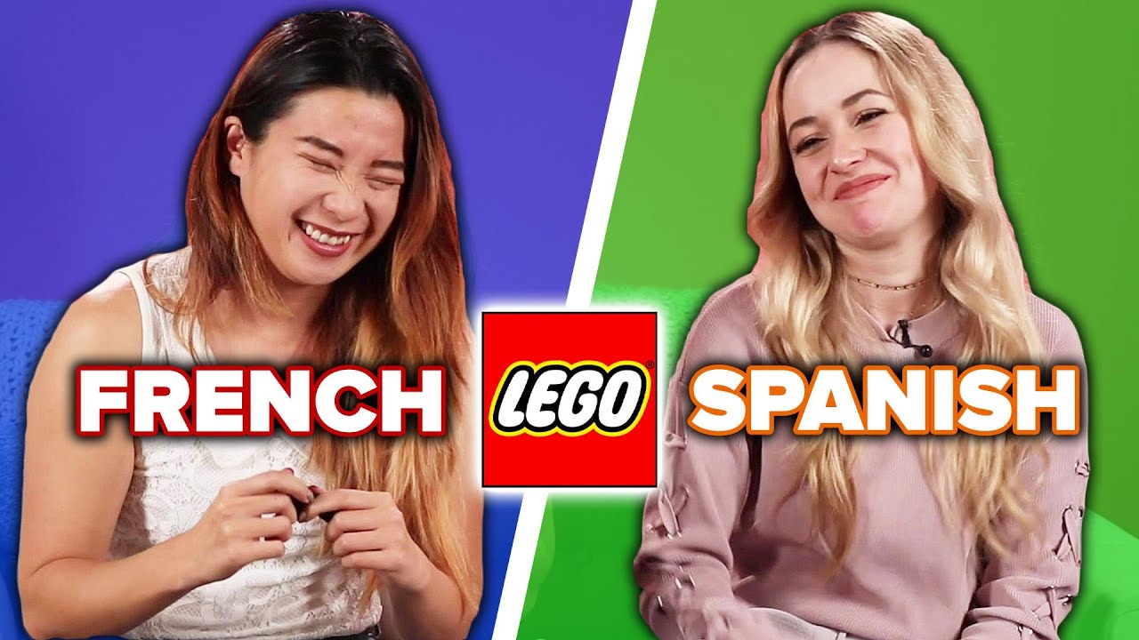 Strangers Try to Build Legos While Speaking Different Languages