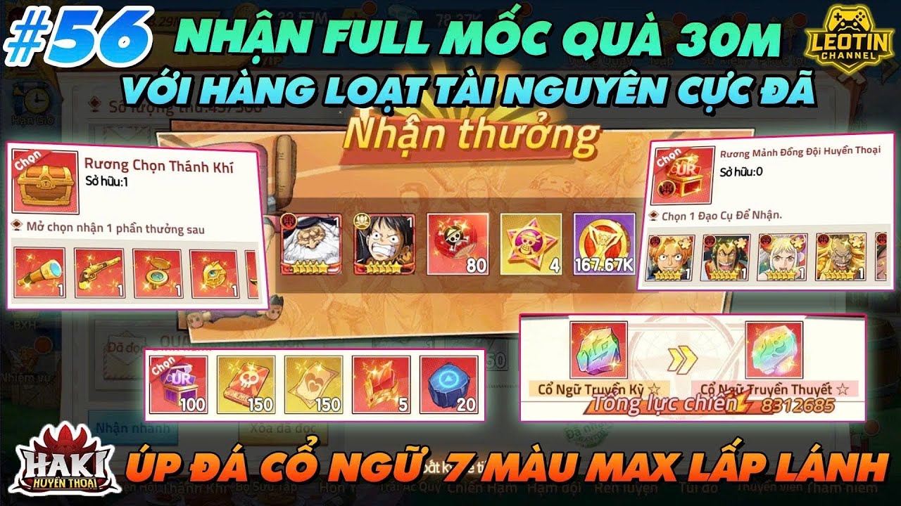 HAKI HUYỀN THOẠI - #56 CH&Iacute;NH THỨC !!! V15 QUAY TRỞ LẠI ĐƯỜNG ĐUA -  NHẬN MỐC QU&Agrave; 30M CỰC Đ&Atilde; TAY