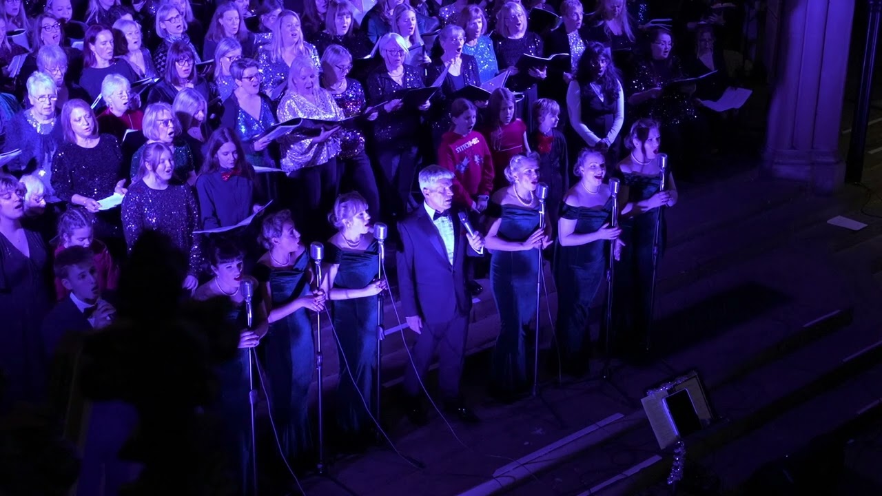 Silent Night traditional by Pop n Rock Choirs at Leeds Minster 2025