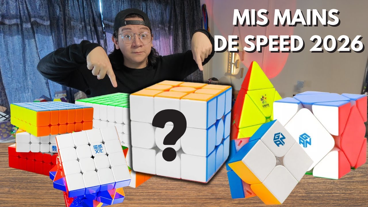 ESTOS SON LOS CUBOS QUE USO PARA SPEEDCUBING! | Mains 2026