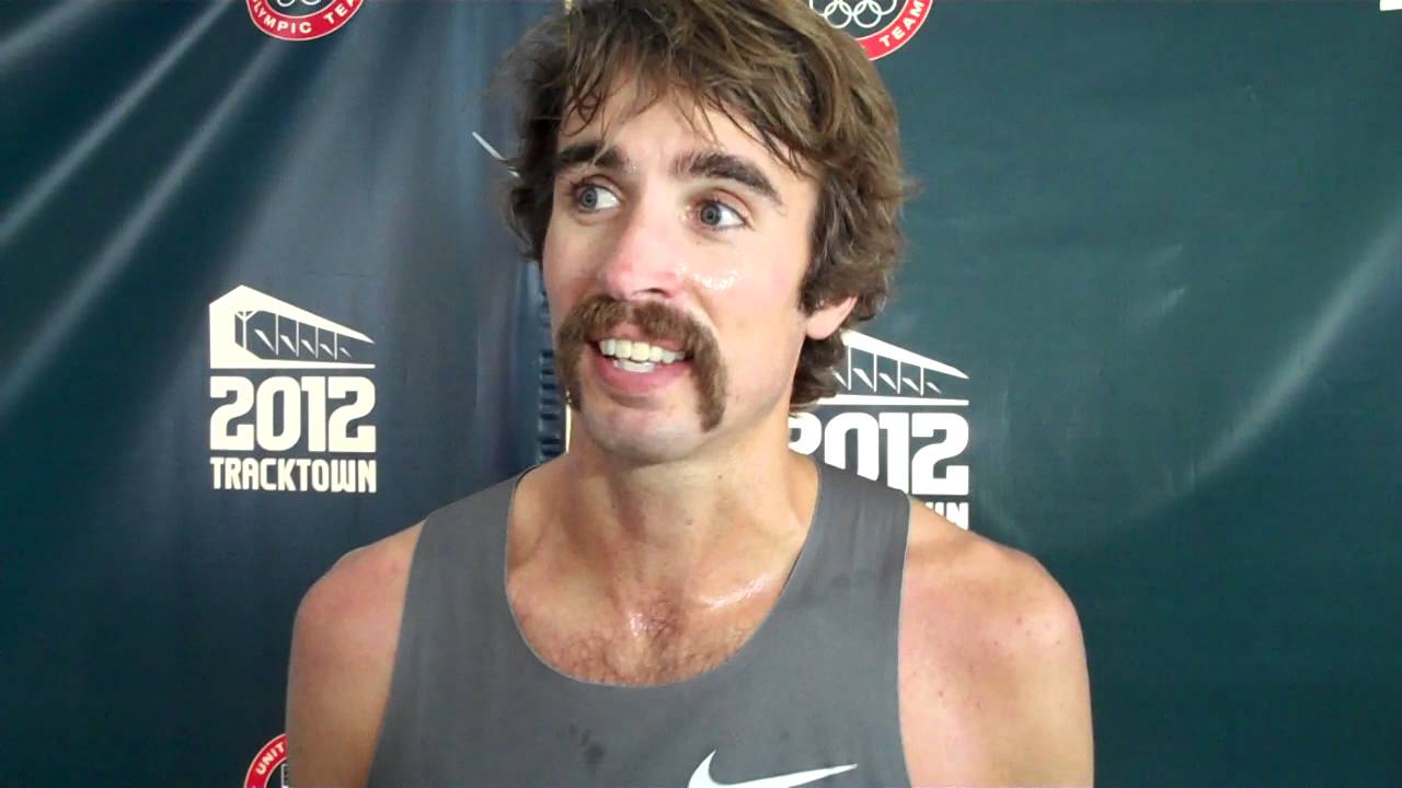 Will Leer Reacts After the Men's 1,500 Final of The  2012 US Olympic Tradck & Field Trials