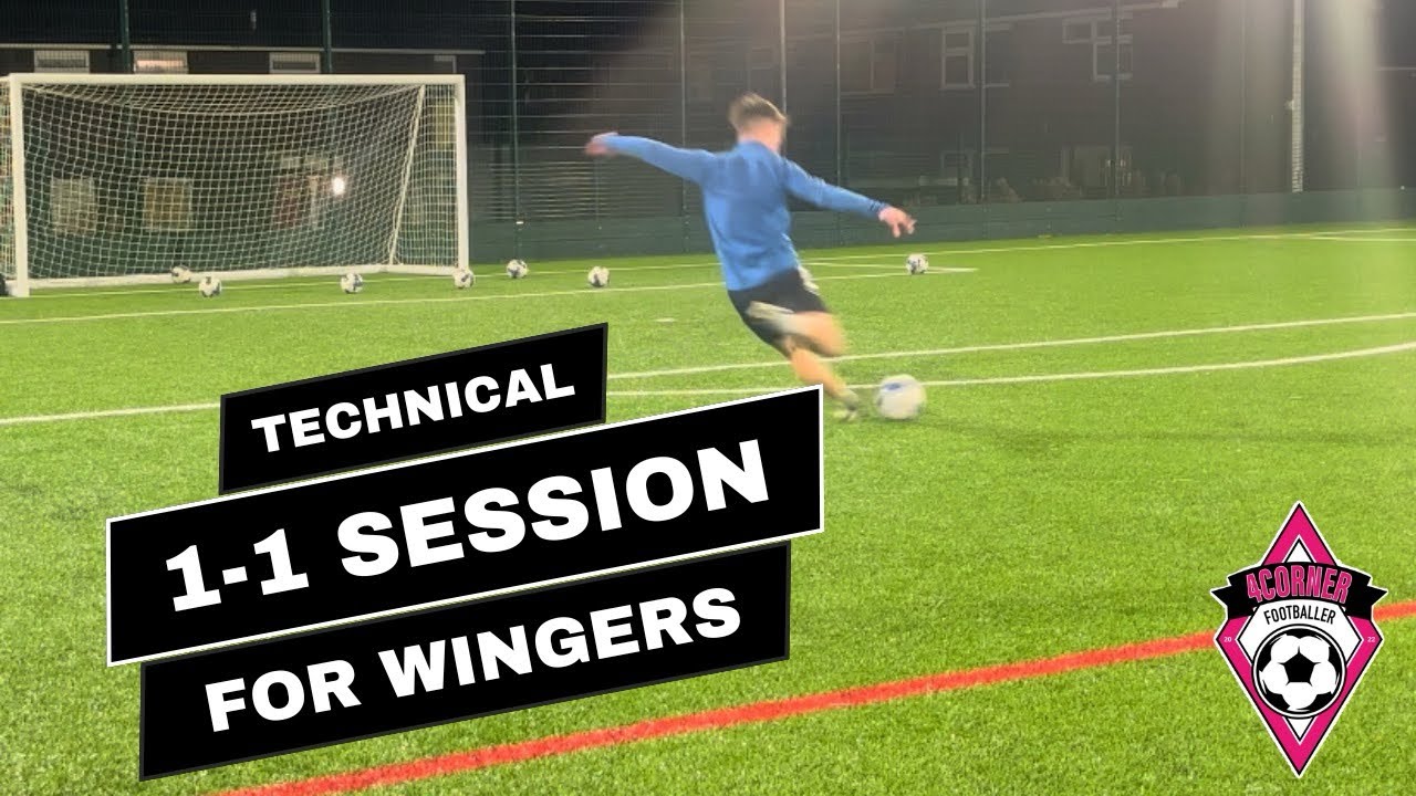 1-1 Technical Football Training With Semi Pro Winger ⚡️⚽️