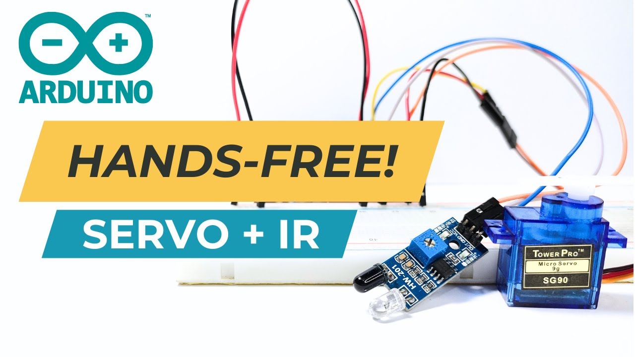 Учебное пособие по Arduino: управление сервоприводами с помощью ИК-датчика препятствий HW-201 | П...