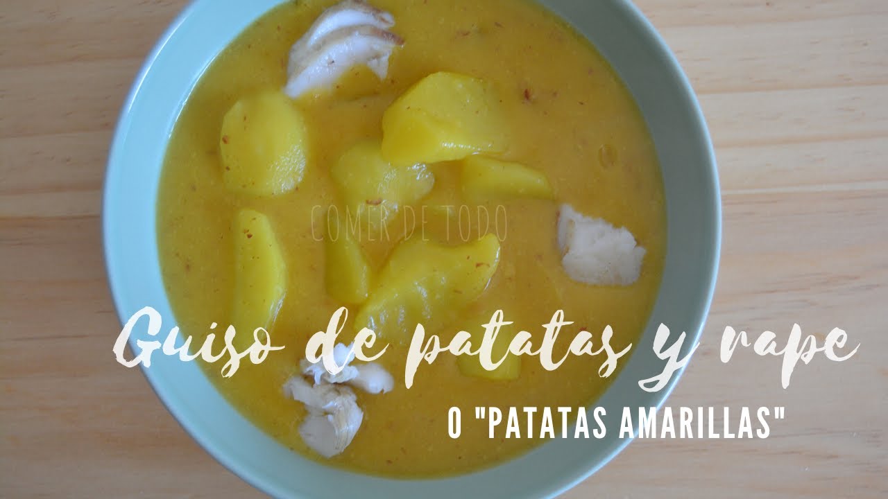 #Guiso de #patatas y #rape o 