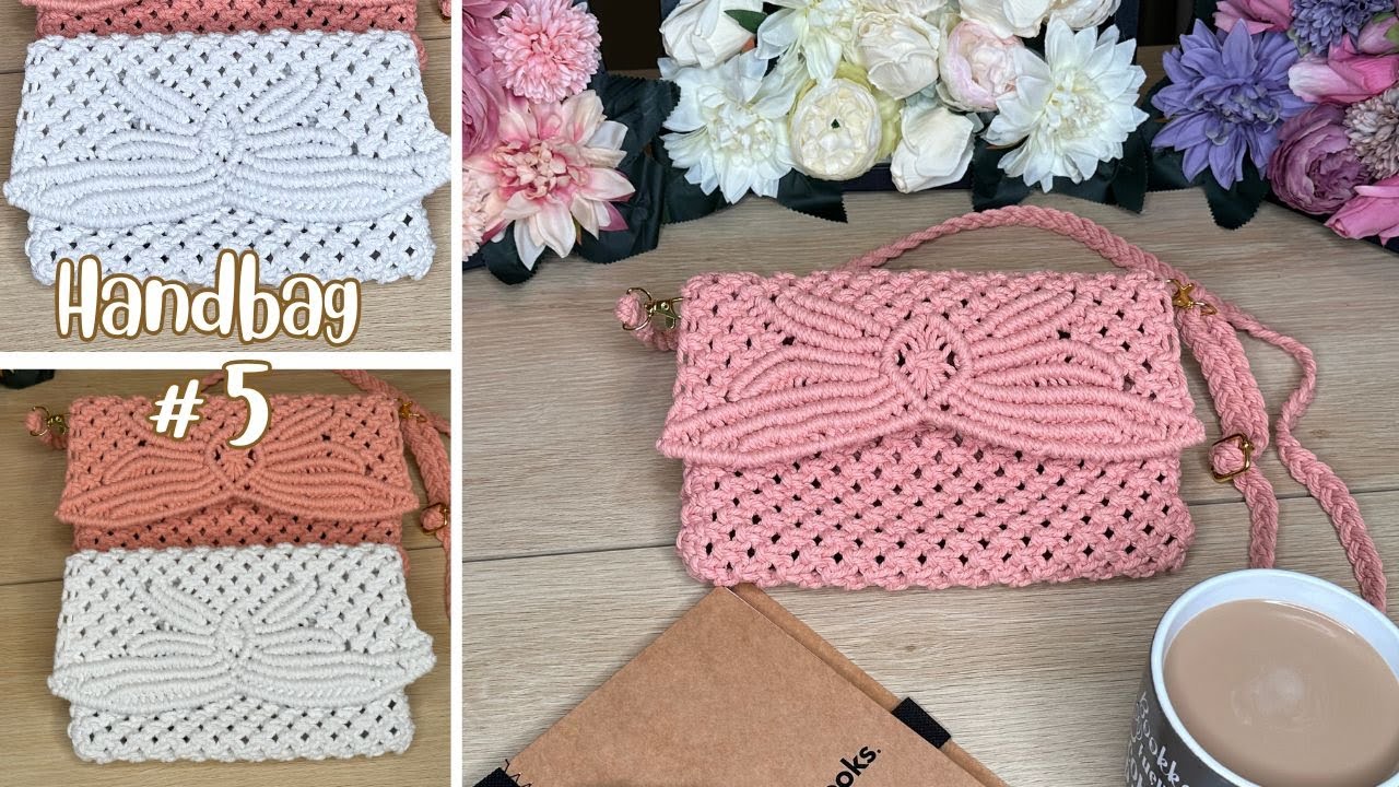 Macrame Handbag # 5 | Clutch Evening Bag | Sling Bag | Shoulder Bag