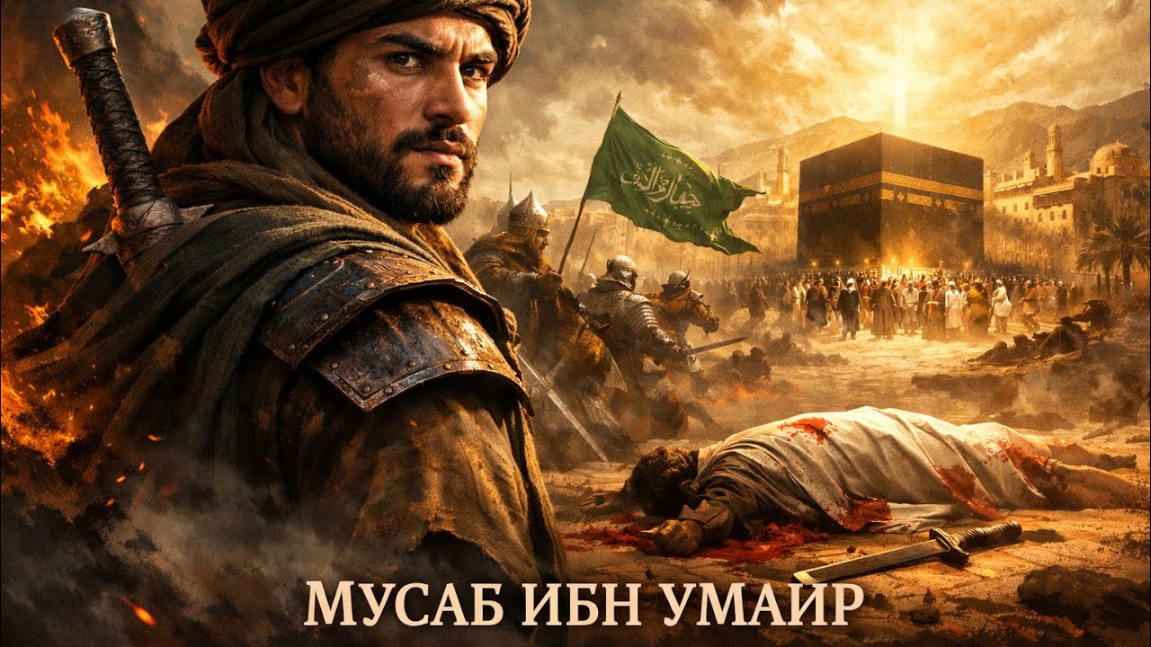ОН ОТДАЛ ВСЁ РАДИ ИСЛАМА… ДАЖЕ СВОЮ ЖИЗНЬМУСАБ ИБН УМАЙР — ИСТОРИЯ НАСТОЯЩЕЙ ПРЕДАННОСТИ 🔥 