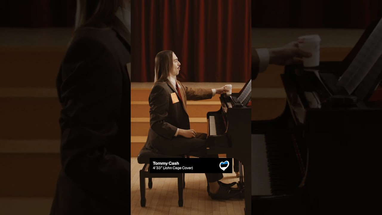 Watch Estonia's Tommy Cash take on a John Cage masterpiece #ALBM #Eurovision2025