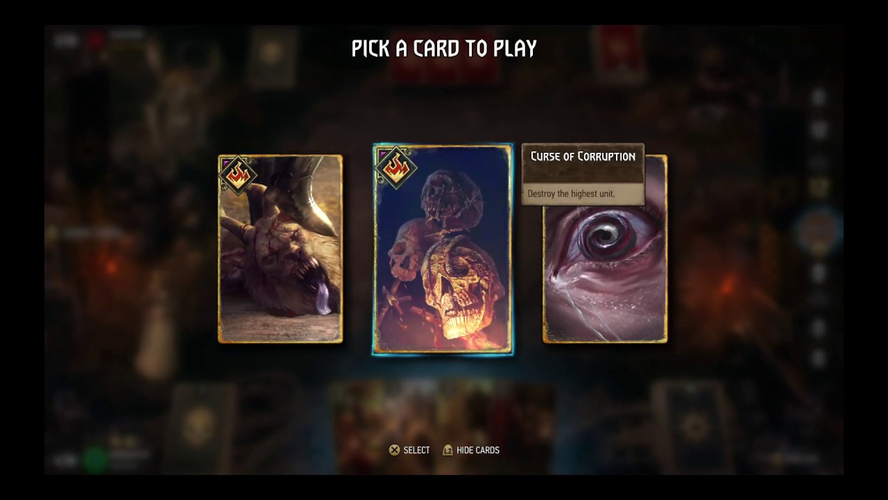 GWENT - No unit Woodland destroyed with his own weapon