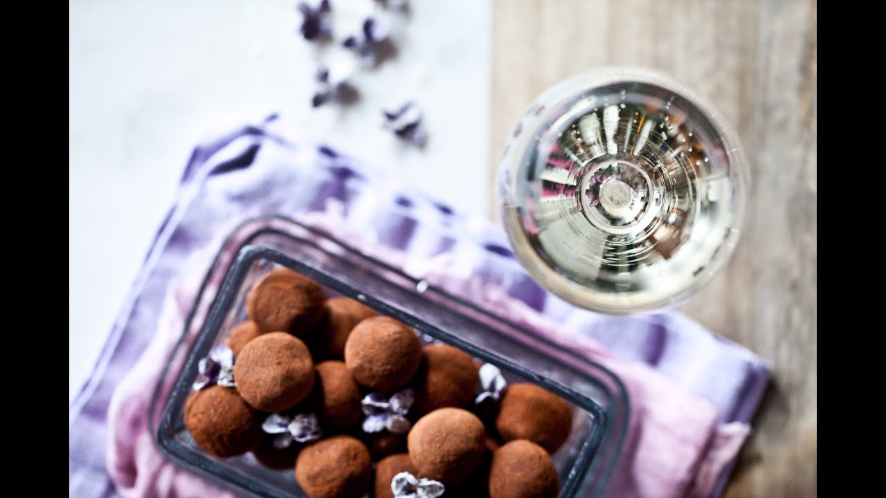 Chocolate Champagne Truffles