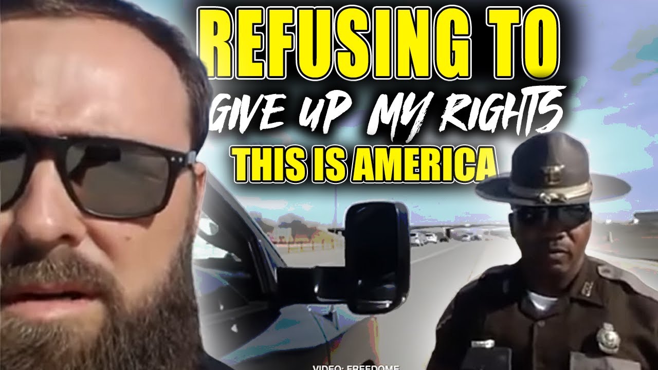Driver Stands Up To Police | You Won't Violate My Rights!