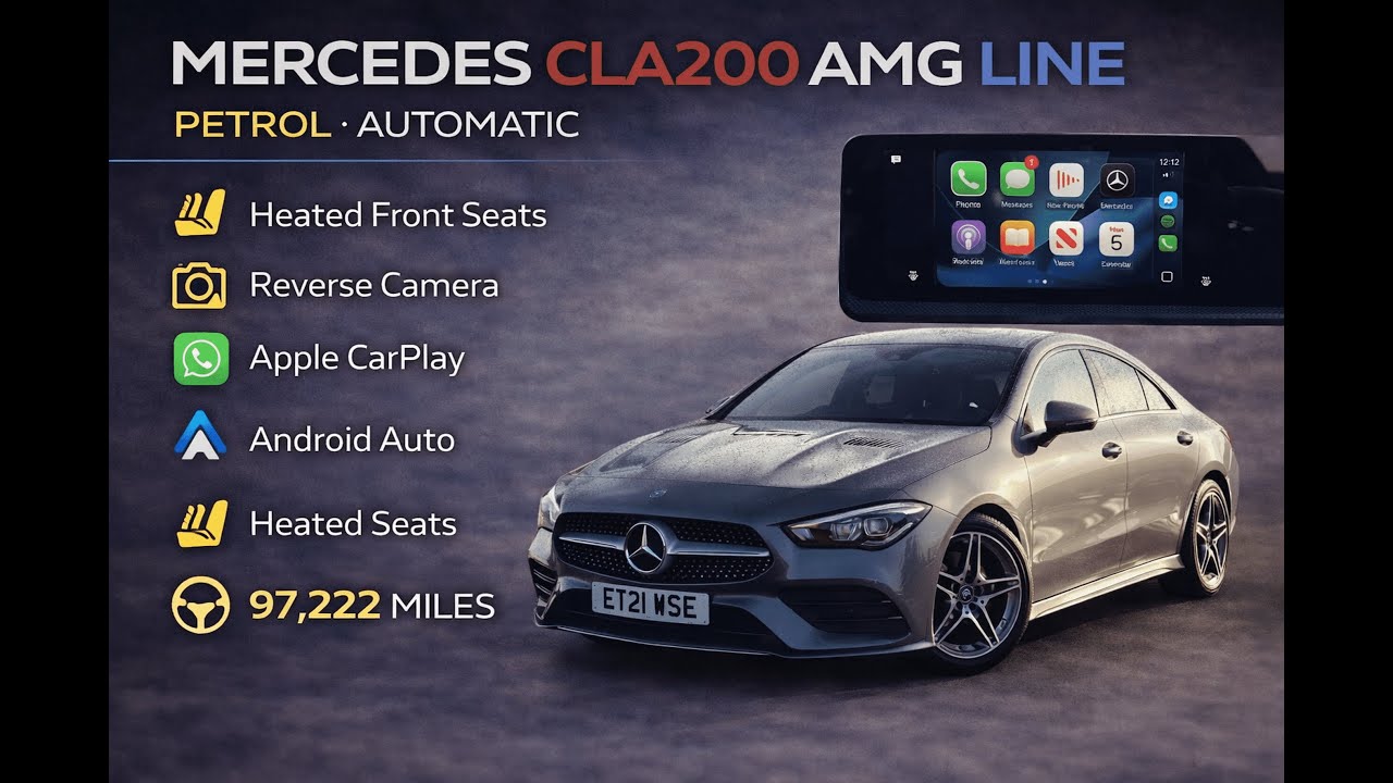 Mercedes-Benz CLA | Sporty Coupe Styling & Premium Drive
