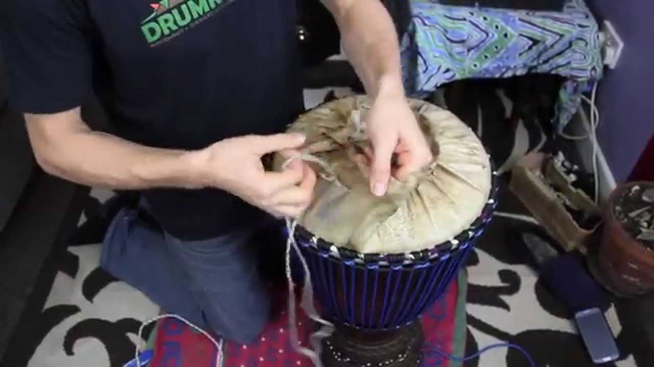 DRUMROOTS PROFESSIONAL DJEMBE SKINNING SERVICE (Feat. Sidiki Dembele Djembe Kan)