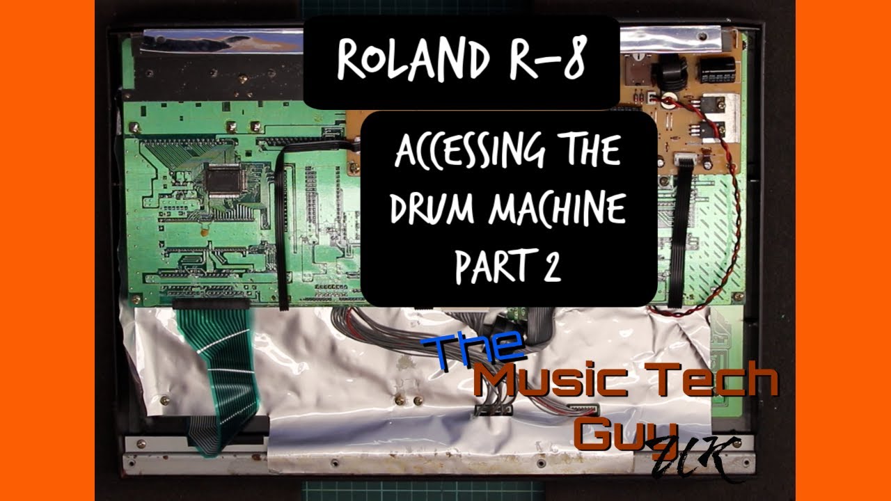 Roland R-8 - Accessing the drum machine - Restoration Part 2