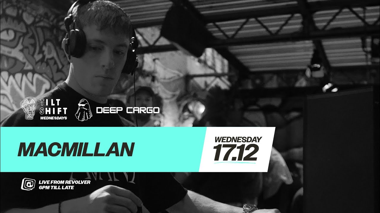 Macmillan | Deep Minimal House & Techno | Tilt Shift @ Rev's 17th Dec 2025