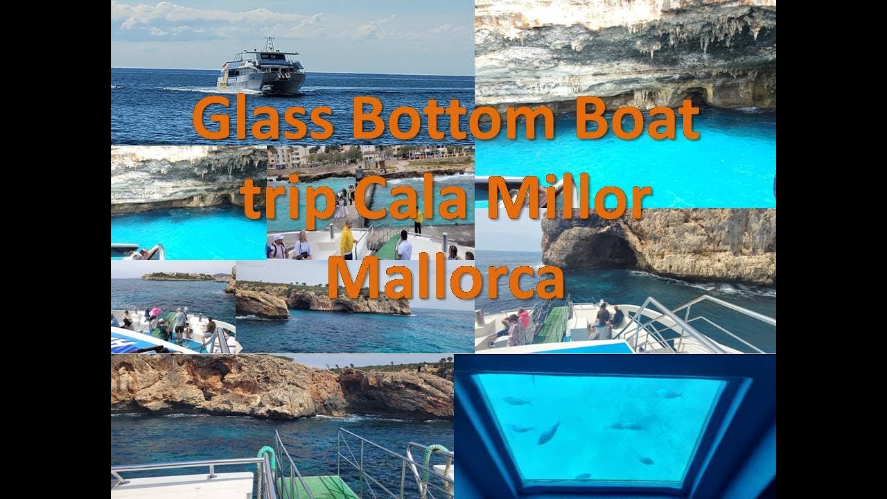 Glass Bottom Boat trip Cala Millor Mallorca