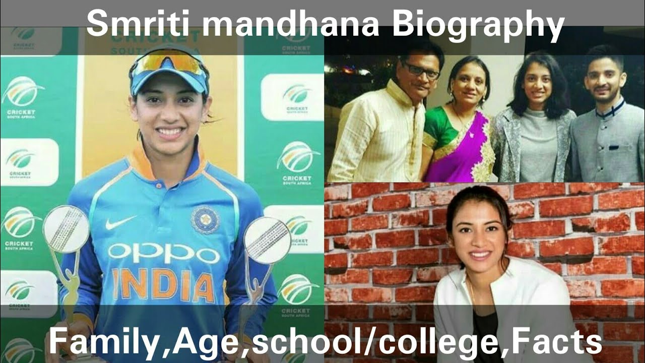 Smriti mandhana Biography l Smriti Family, college, favorite Things, facts, height, age