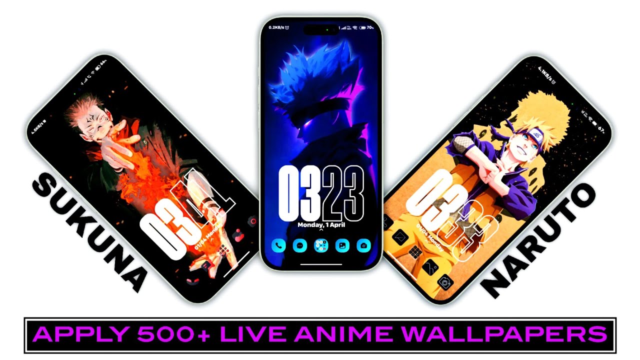 Apply 500+ Live Anime Wallpapers In All Android Device 2024 ✅ Sukuna , Naruto ,Gojo Anime Wallpapers