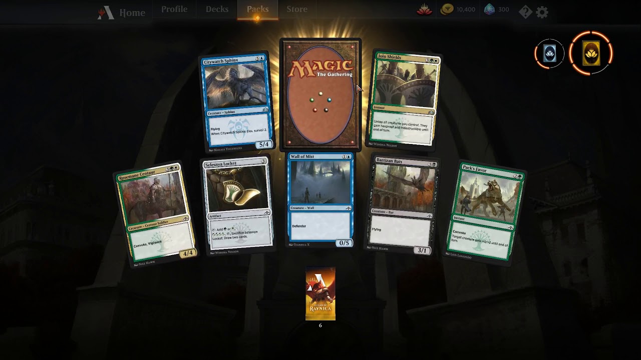 weekly pack opening  (Tezzeret, Artifice Master)