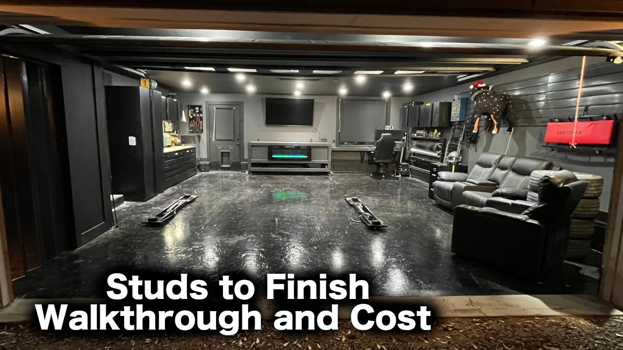 DIY Dream Garage Build Final Walkthrough and Cost Breakdown