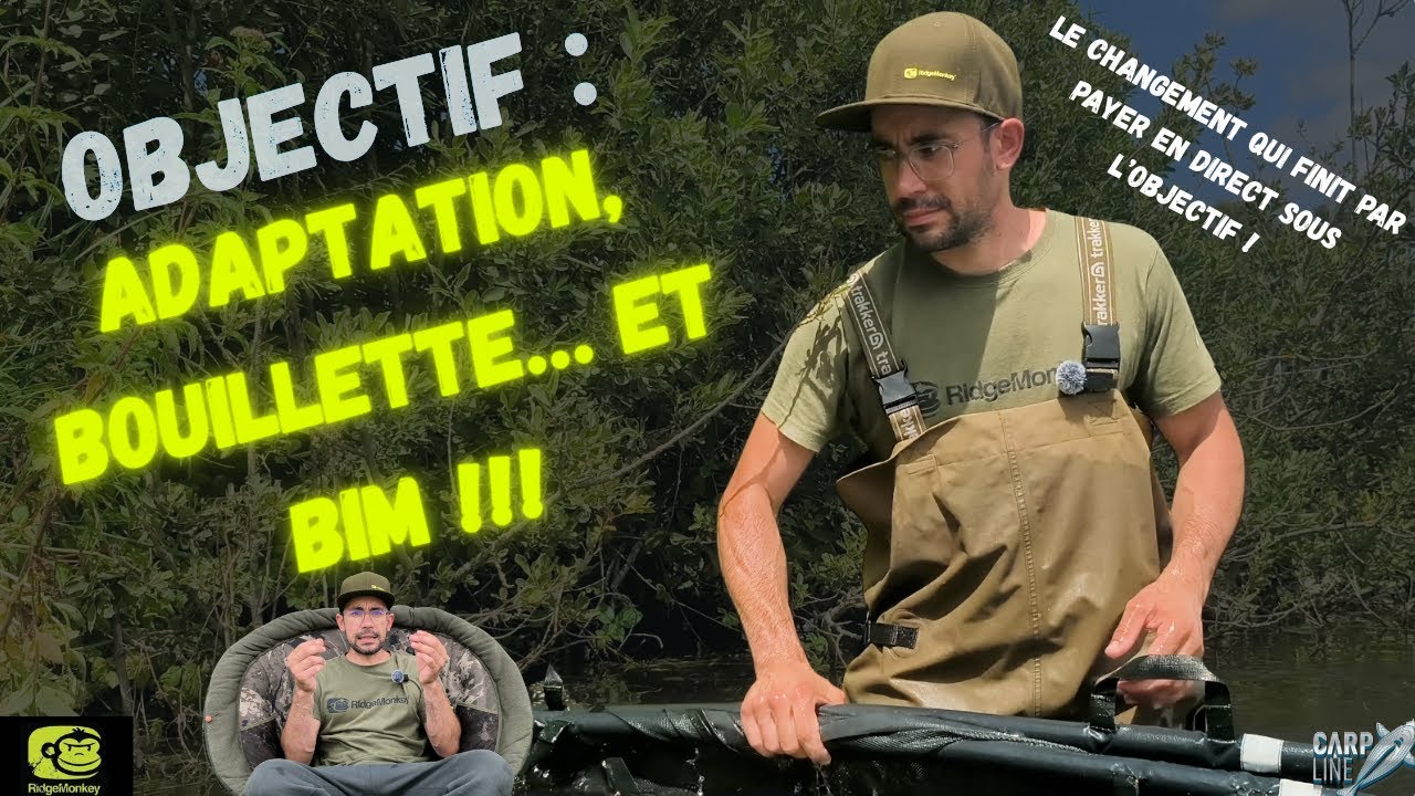 Je m’adapte… une bouillette bien placée, et ça déroule en direct !