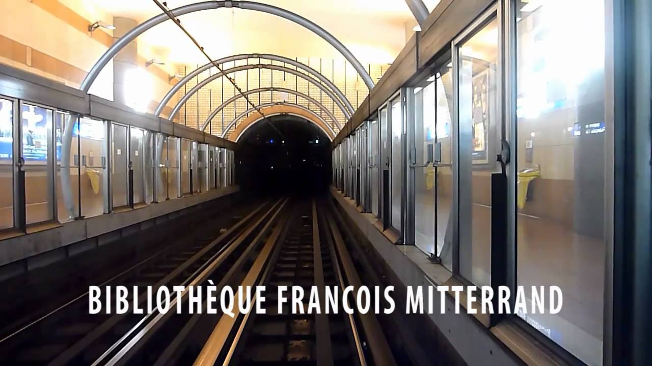 Paris Metro - Line 14 - St Lazare to Olympiades