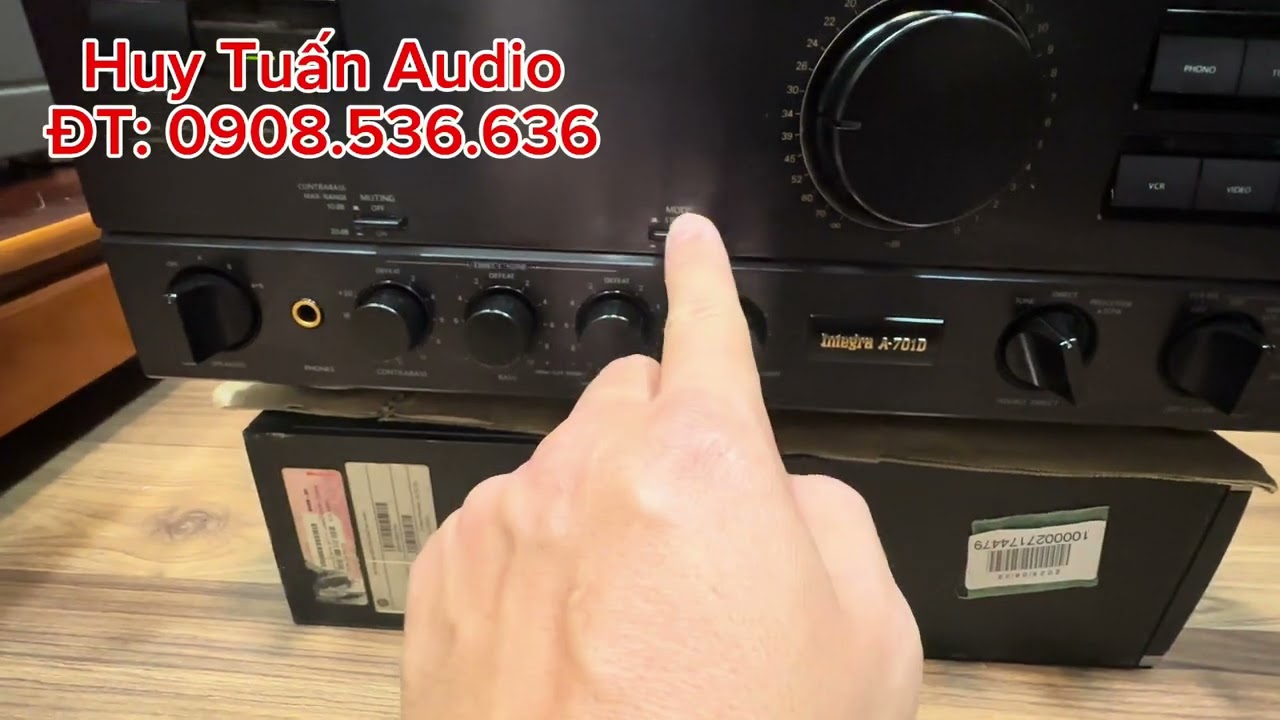 (Đã bán) Amply Onkyo Integra A-701D – tích hợp DAC, chơi nhạc số cực hay, lực khỏe 🔊