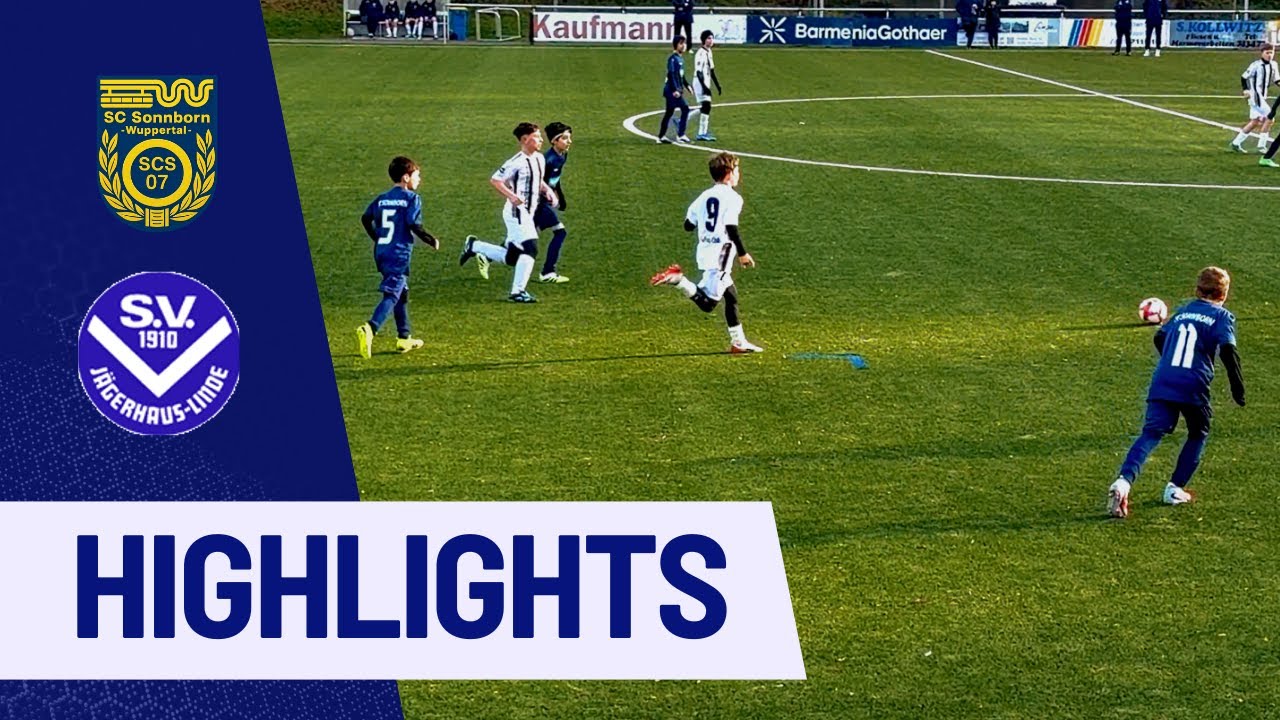 SC Sonnborn vs SV Jägerhaus Linde Highlights (D Junioren / 4k)