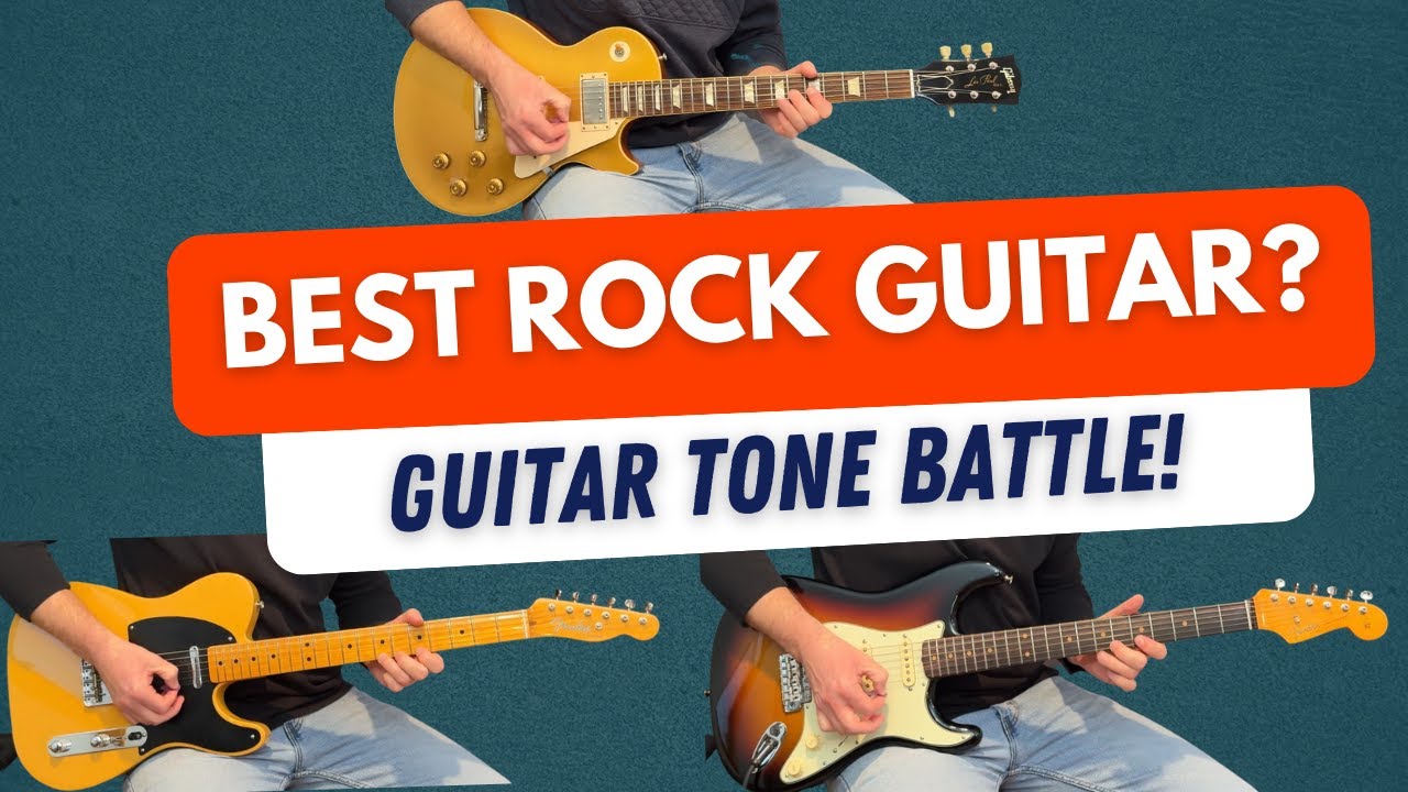 Fender Telecaster vs Stratocaster vs Gibson Les Paul - Guitar Tone Battle #10 Best Blues Guitar Tone