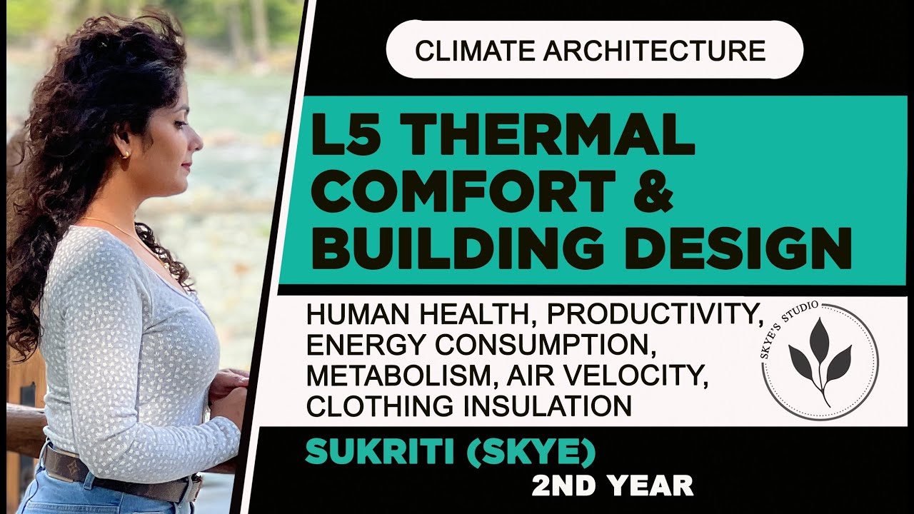 L5 Thermal Comfort & Building Design/ Productivity/ Energy Consumption/ Metabolism/ Insulation