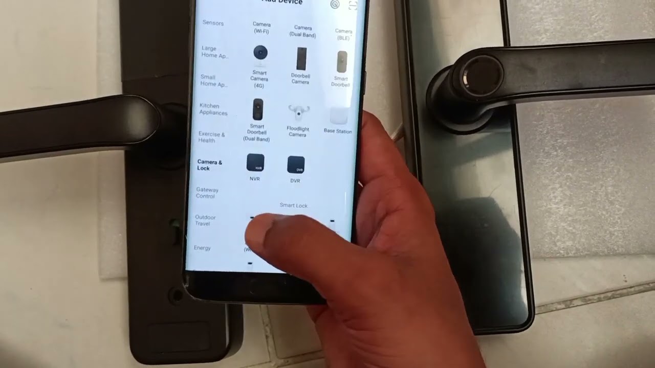 Adding Wifi lock in Tuya Smartlife app