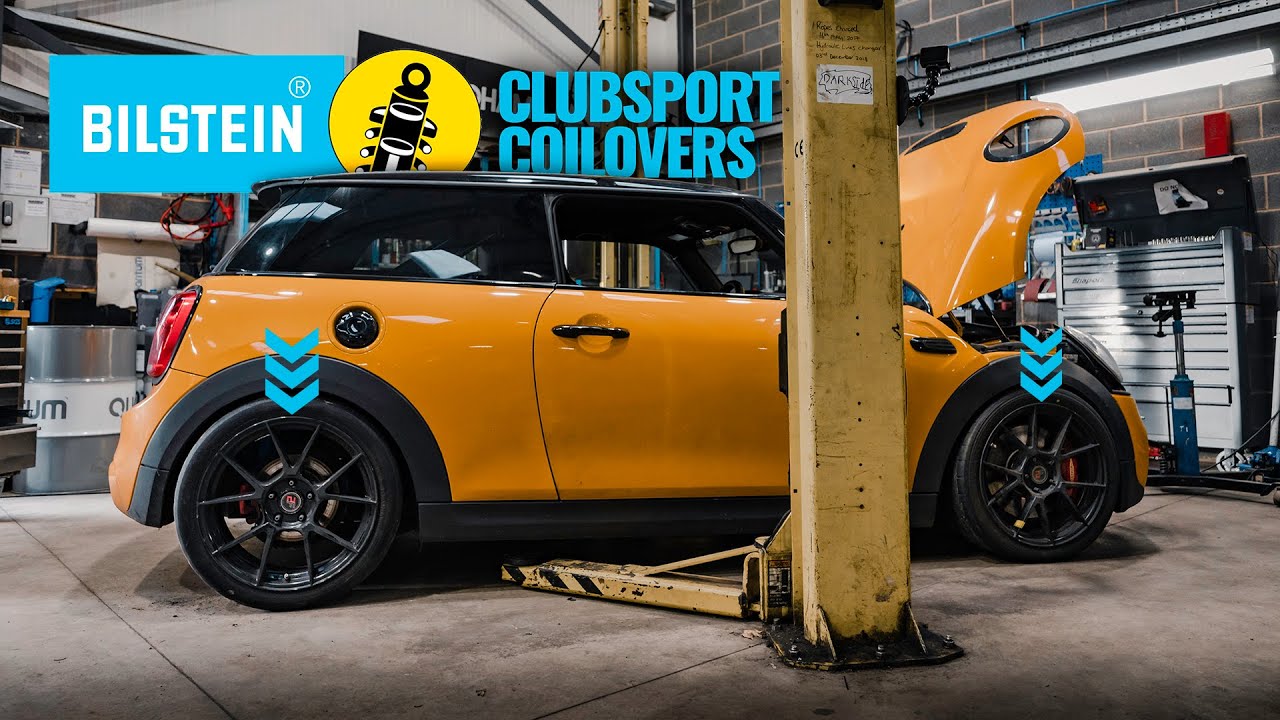 Наш Mini Cooper SD B47 оснащается койловерами Bilstein Clubsport!