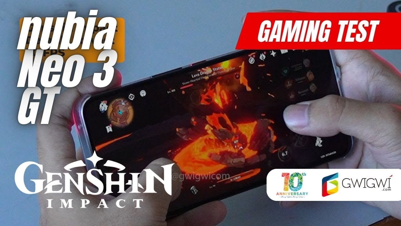 Tes Main Genshin Impact Smooth 30 FPS Gameplay Test - nubia Neo 3 GT 5G Indonesia