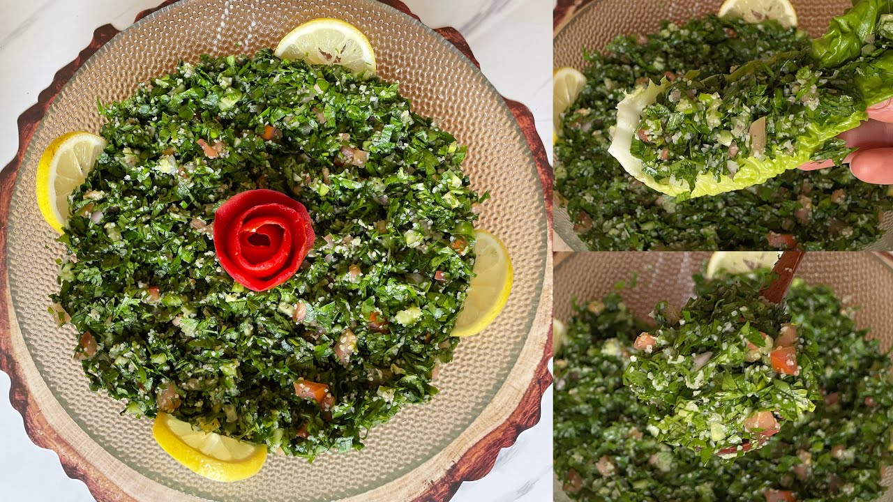 تبولة من اطيب واشهى المقبلات السورية وكل اسرار نجاحها بالفيديو 😍👌🏻