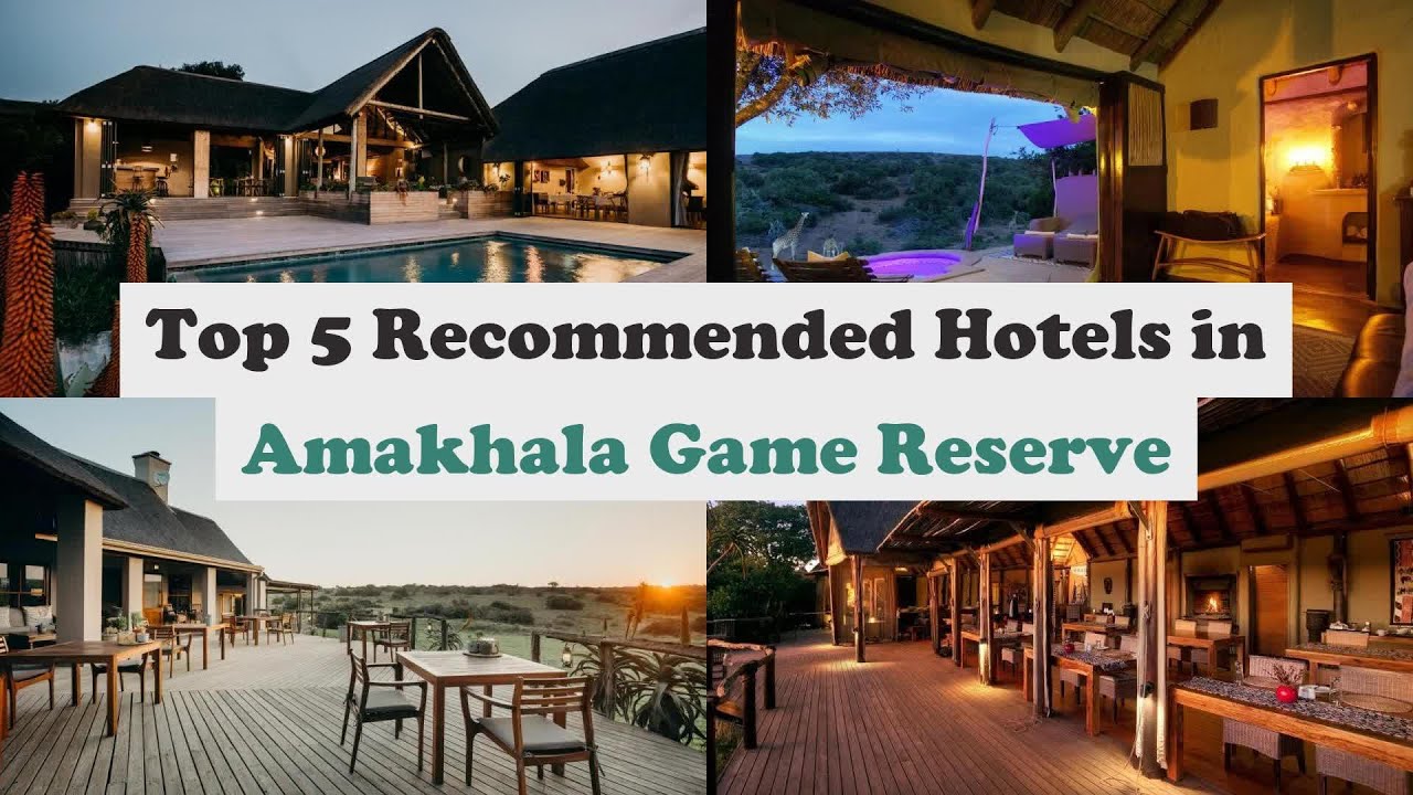 Top 5 Recommended Hotels In Amakhala Game Reserve | Luxury Hotels In Amakhala Game Reserve