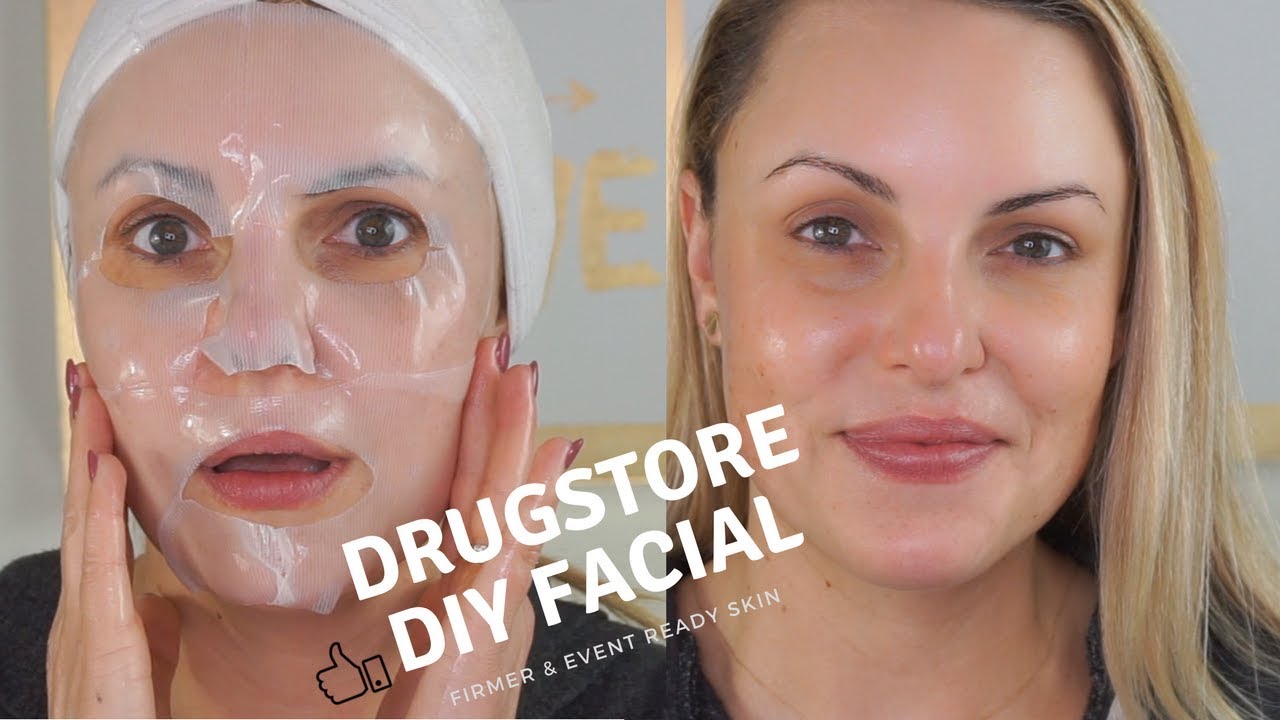 Drugstore DIY At Home Facial for Instantly Firmer Skin || Elle Leary Artistry