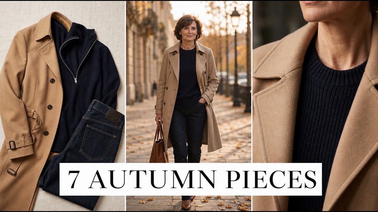 French Women Over 60 Only Wear These 7 Pieces in Autumn