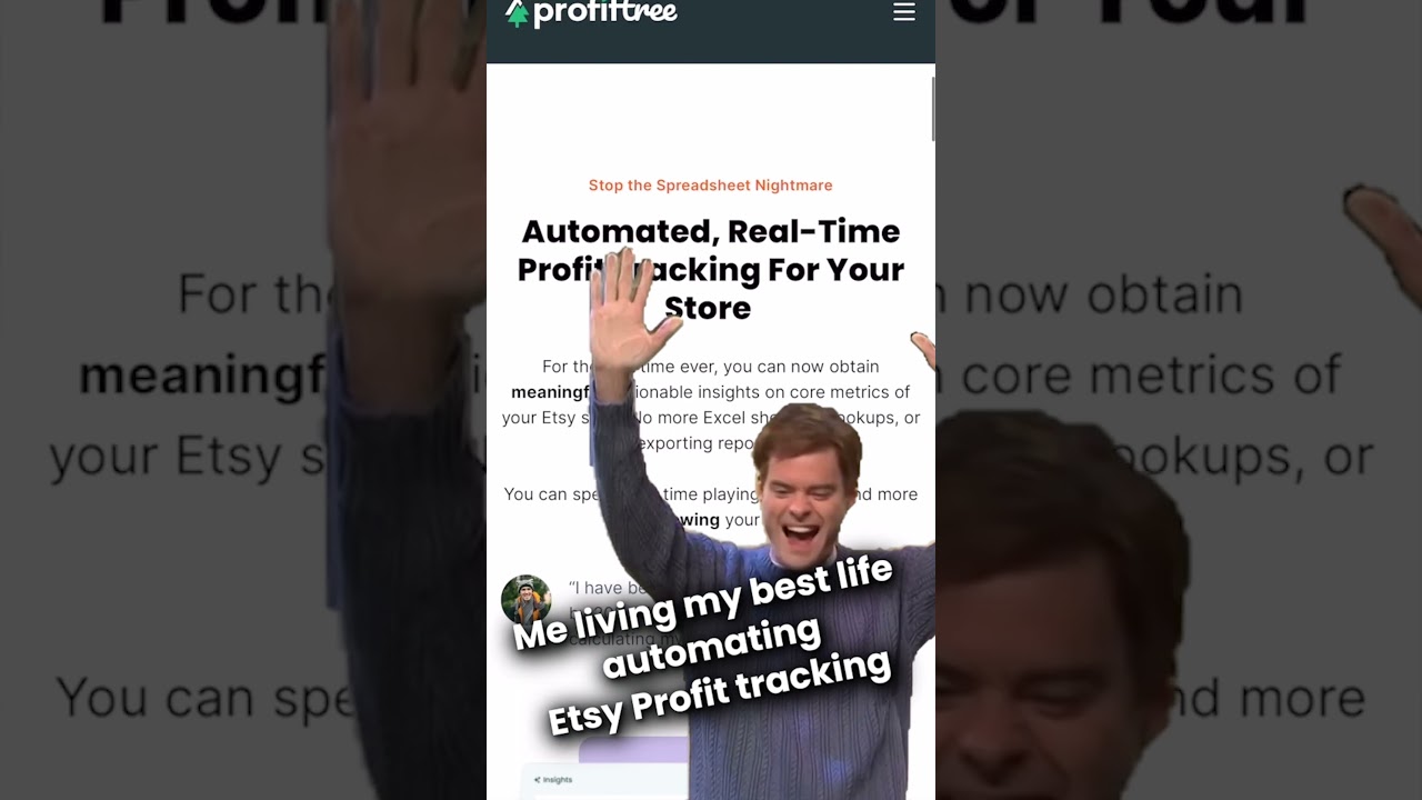 Automate Your Etsy Profit Tracking! Try ProfitTree - The First Real-time Profit Tracking Solution