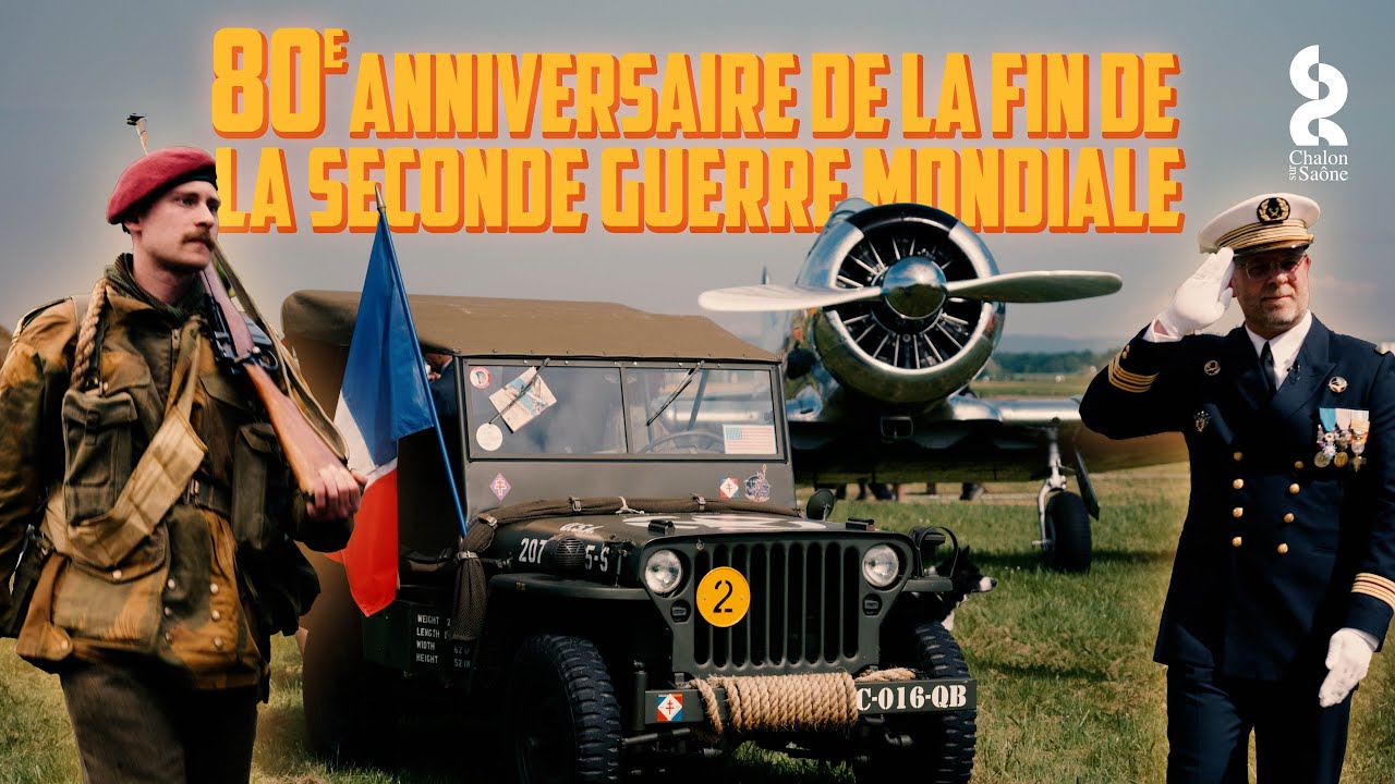 🕊️80 ans après la Victoire – Chalon se souvient  🇫🇷 80 ans de la fin de la 2nde Guerre Mondiale