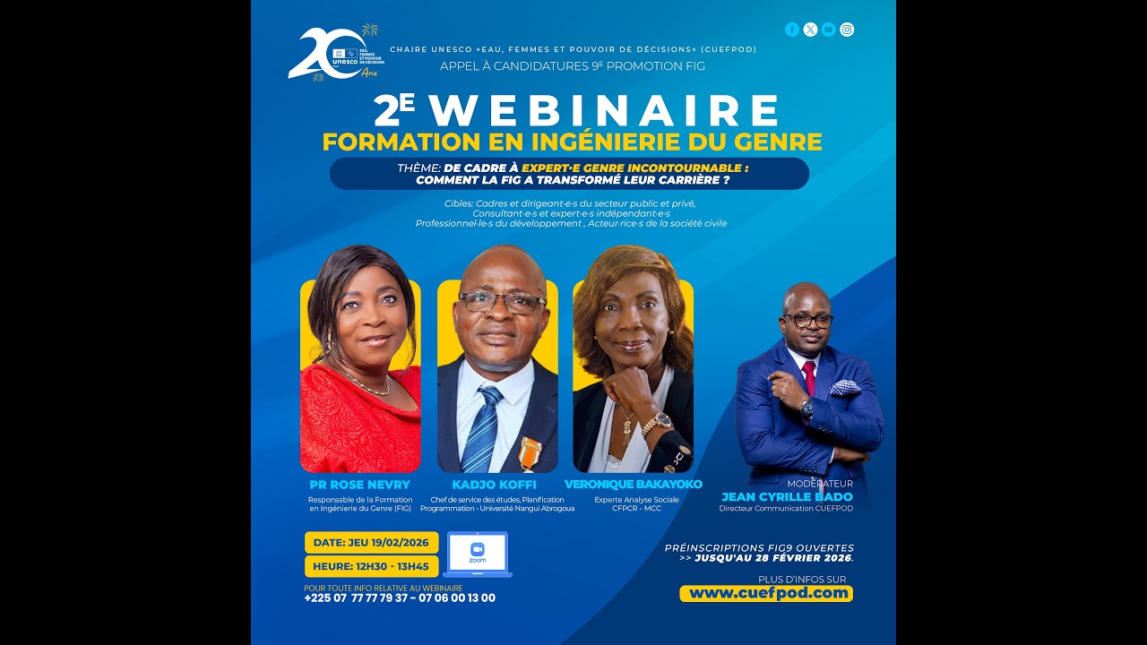 Webinaire : Ces Expert.e.s qui ont Boosté leur carrière grâce à la Formation en ingénierie du Genre.