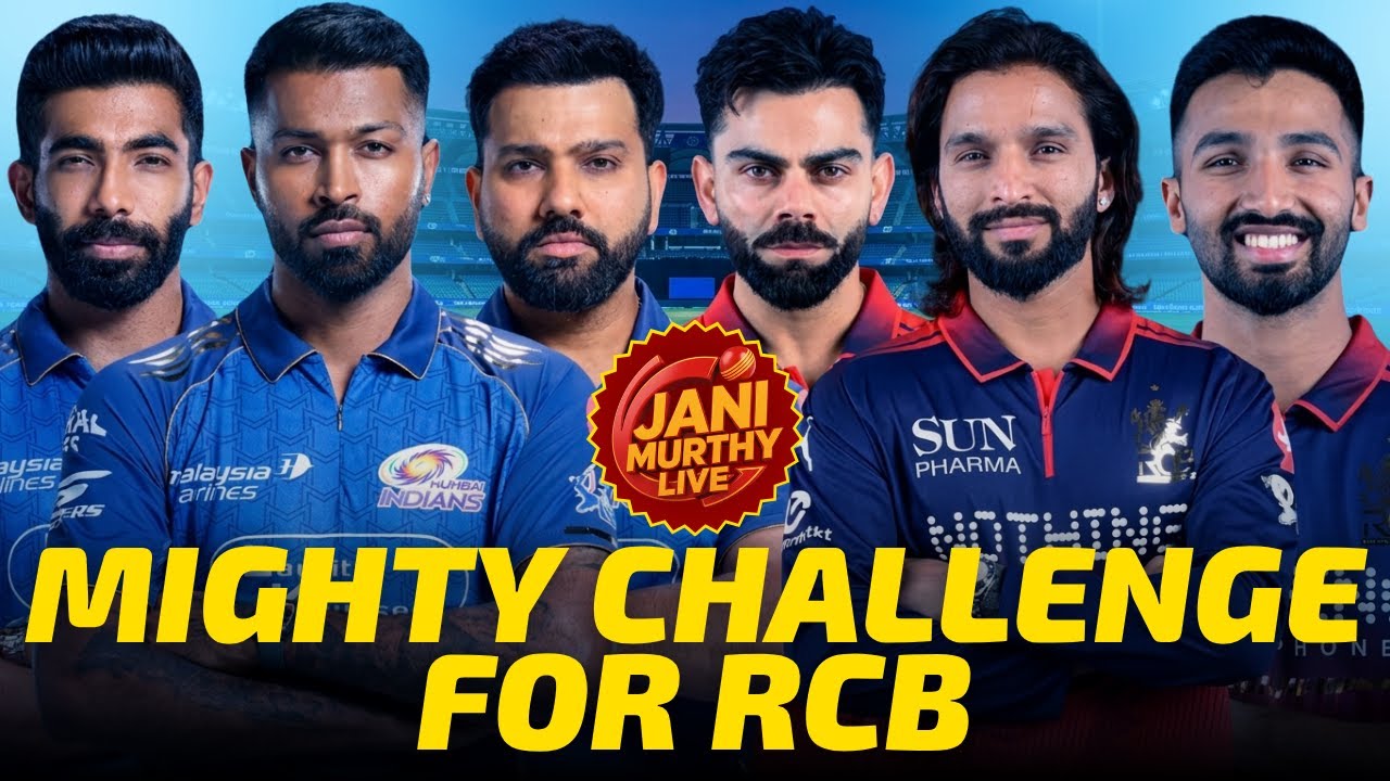 (MI)ghty Challenge for RCB | MI vs RCB Match Preview | Tata IPL 2026 | Live with Jani🔴